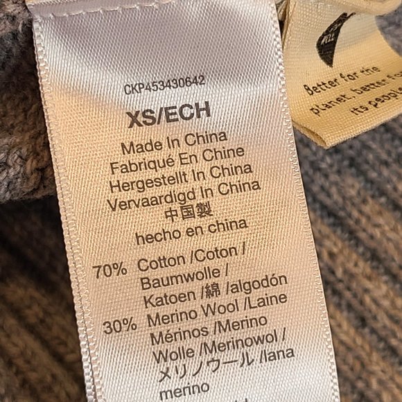 Madewell Sweater Leopard Sleeve Tensley Pullover Womens Extra Small - Picture 6 of 8